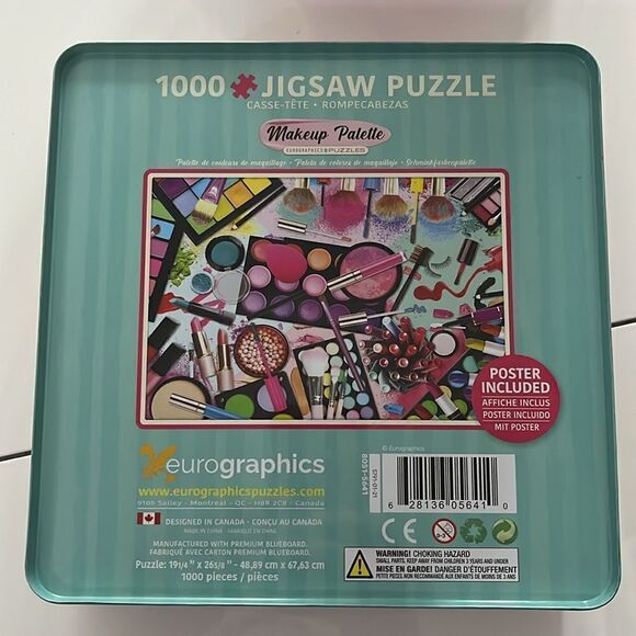 MAKEUP PALETTE NWT 1,000 PIECE JIGSAW PUZZLE - Picture 4 of 4